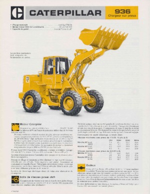 Radlader Caterpillar 936