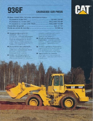 Radlader Caterpillar 936 F