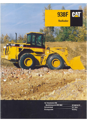 Radlader Caterpillar 938 F