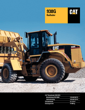 Radlader Caterpillar 938 G