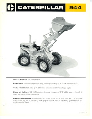 Radlader Caterpillar 944