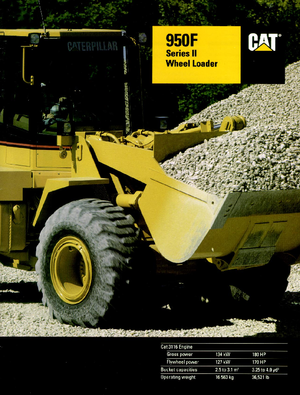 Radlader Caterpillar 950 F II-StVZO