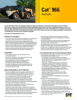 Radlader Caterpillar 966