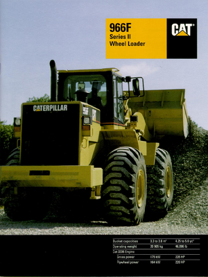 Radlader Caterpillar 966 F II-StVZO