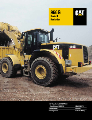 Radlader Caterpillar 966 G II