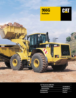 Radlader Caterpillar 966 G StVZO