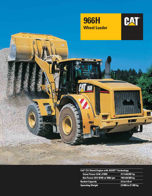 Radlader Caterpillar 966H
