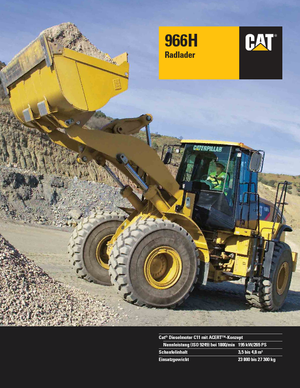 Radlader Caterpillar 966H