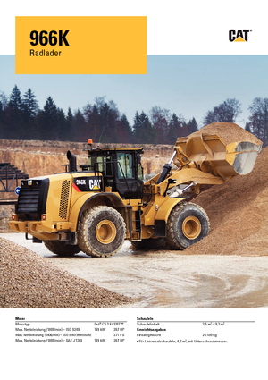 Radlader Caterpillar 966K