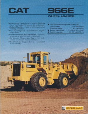 Radlader Caterpillar 966E
