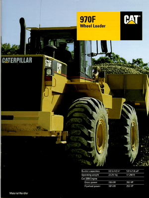 Radlader Caterpillar 970 F-StVZO