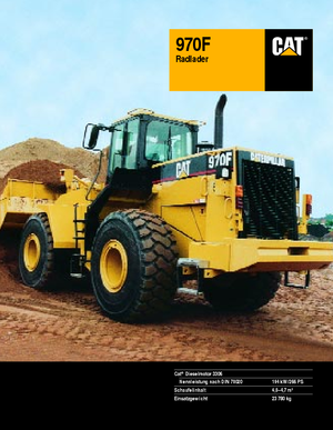 Radlader Caterpillar 970 F-StVZO