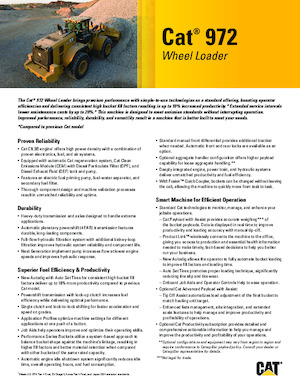 Radlader Caterpillar 972