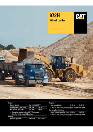 Radlader Caterpillar 972H