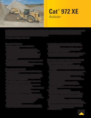 Radlader Caterpillar 972XE