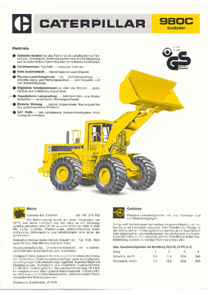 Radlader Caterpillar 980 C