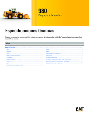 Radlader Caterpillar 980