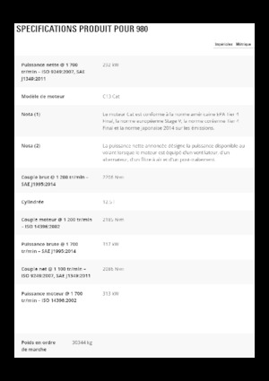 Radlader Caterpillar 980
