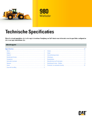 Radlader Caterpillar 980