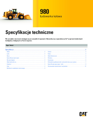 Radlader Caterpillar 980