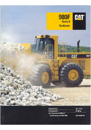 Radlader Caterpillar 980 F II
