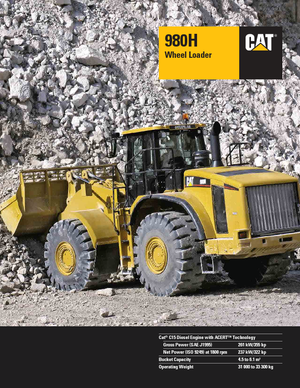 Radlader Caterpillar 980H