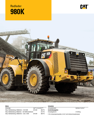 Radlader Caterpillar 980K