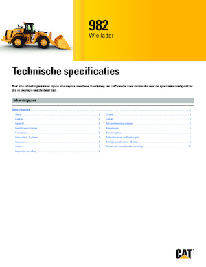 Radlader Caterpillar 982