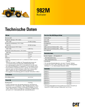 Radlader Caterpillar 982M