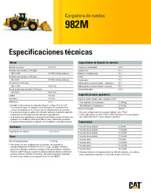 Radlader Caterpillar 982M
