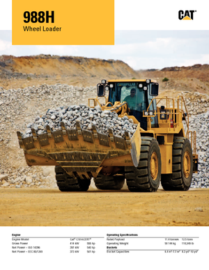 Radlader Caterpillar 988H