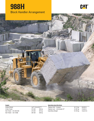 Radlader Caterpillar 988H