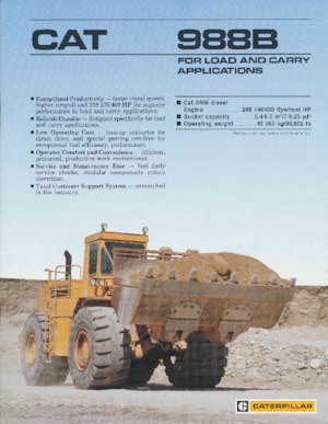 Radlader Caterpillar 988B