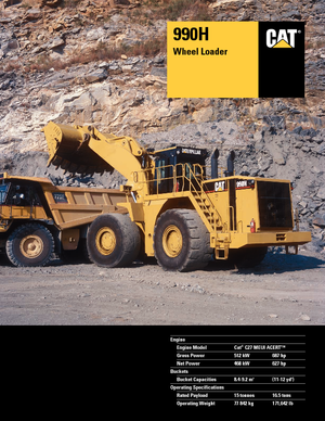 Radlader Caterpillar 990H