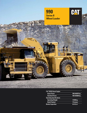 Radlader Caterpillar 990 II