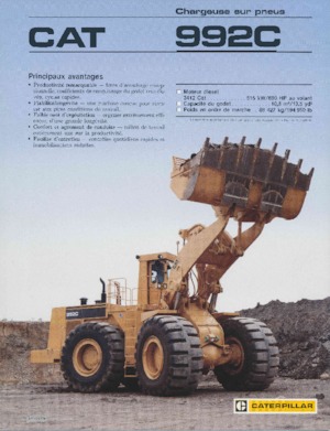 Radlader Caterpillar 992C