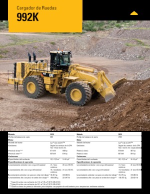Radlader Caterpillar 992K