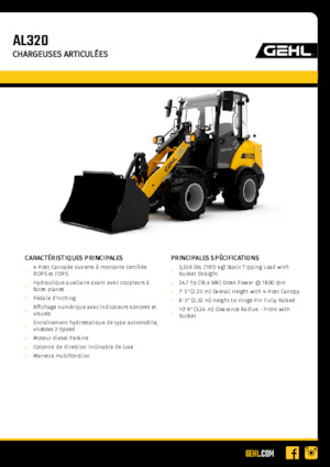 Radlader Gehl AL320