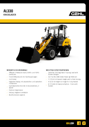 Radlader Gehl AL330
