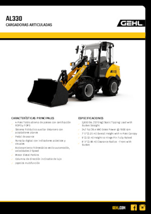 Radlader Gehl AL330