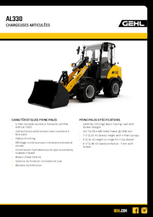 Radlader Gehl AL330