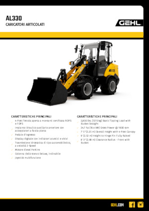 Radlader Gehl AL330