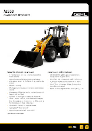 Radlader Gehl AL550