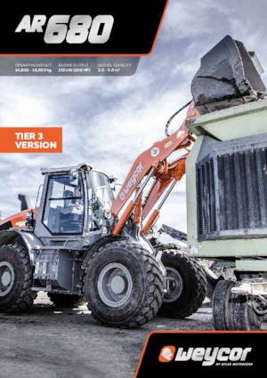 Radlader weycor AR 680