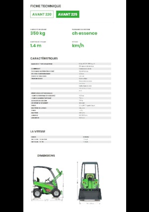 Radlader Avant Tecno Avant 225
