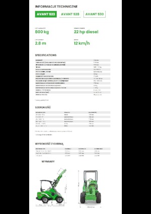 Radlader Avant Tecno Avant 523