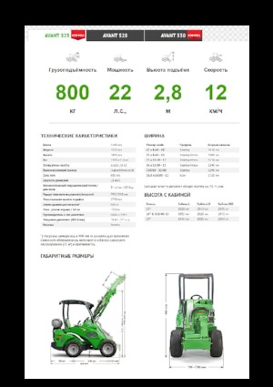 Radlader Avant Tecno Avant 523