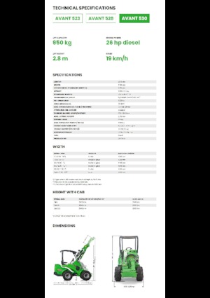 Radlader Avant Tecno Avant 530