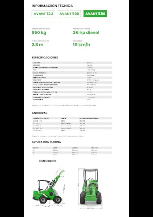 Radlader Avant Tecno Avant 530