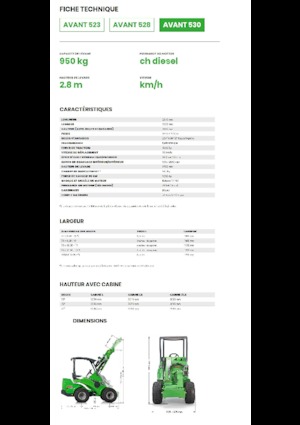 Radlader Avant Tecno Avant 530